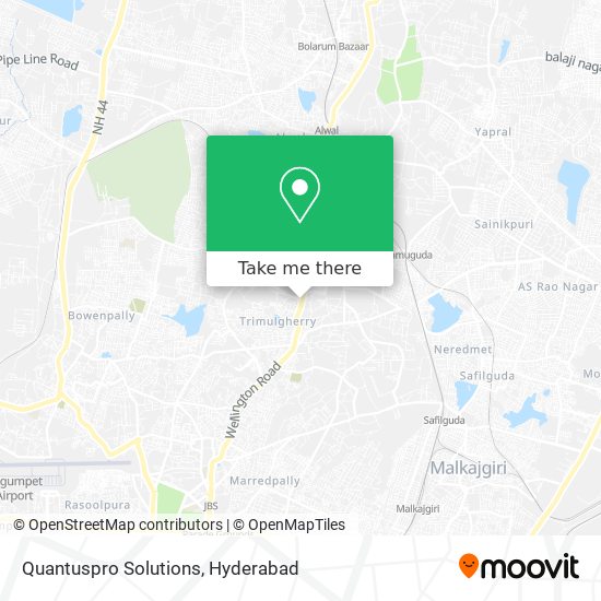 Quantuspro Solutions map