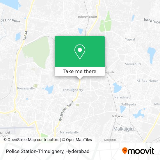 Police Station-Trimulghery map