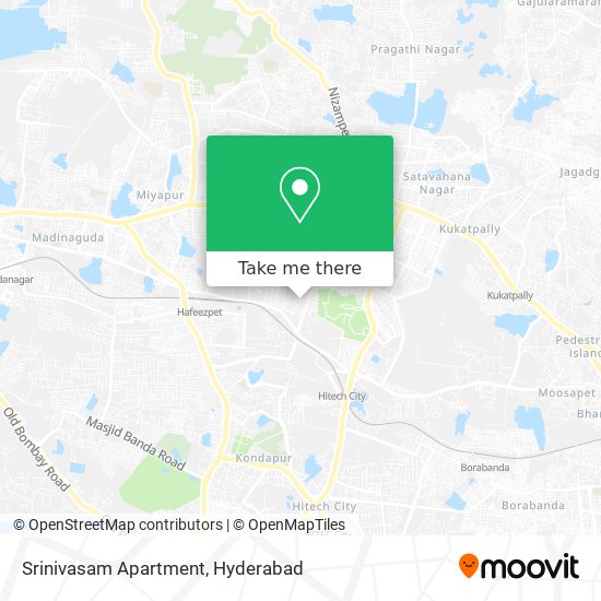 Srinivasam Apartment map