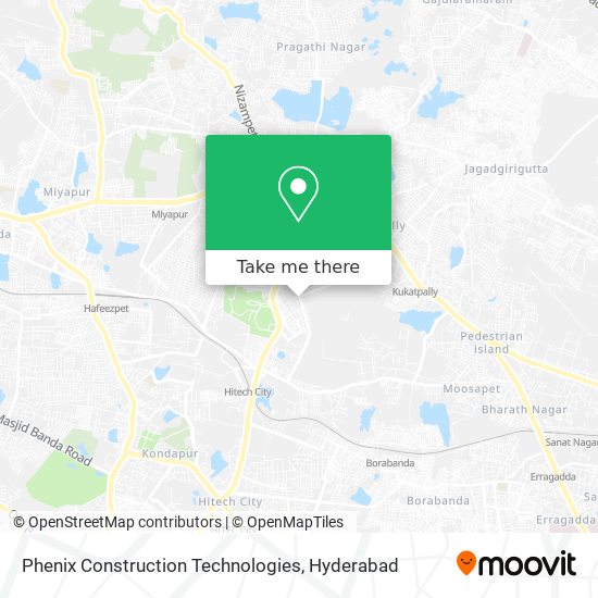 Phenix Construction Technologies map