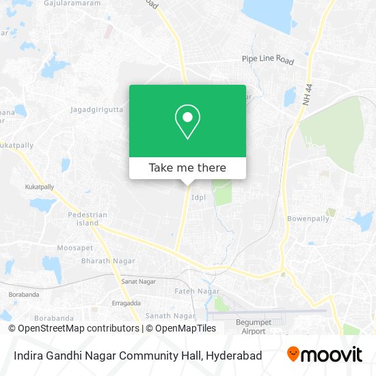 Indira Gandhi Nagar Community Hall map