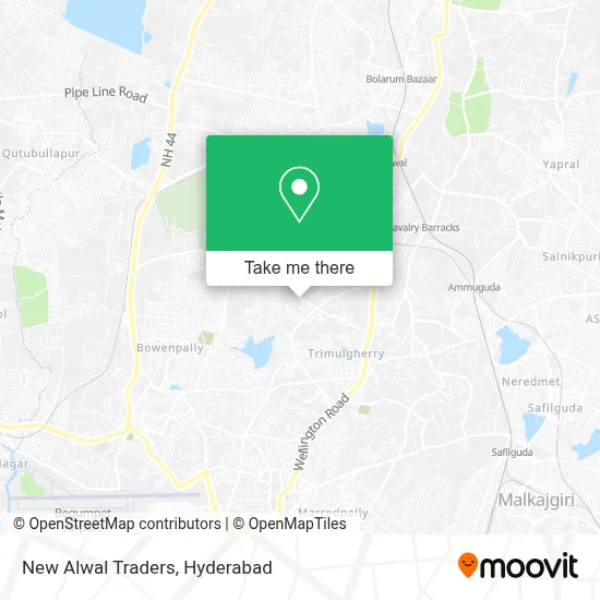 New Alwal Traders map