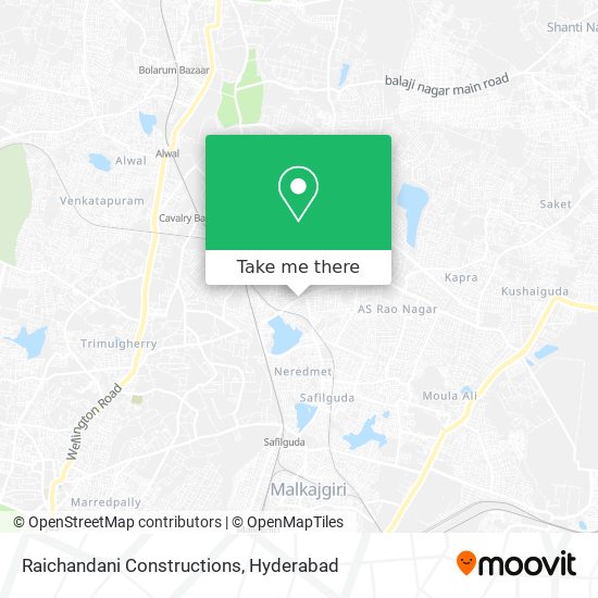 Raichandani Constructions map