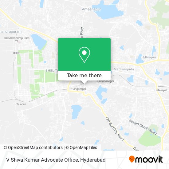 V Shiva Kumar Advocate Office map