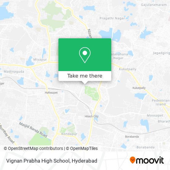 Vignan Prabha High School map