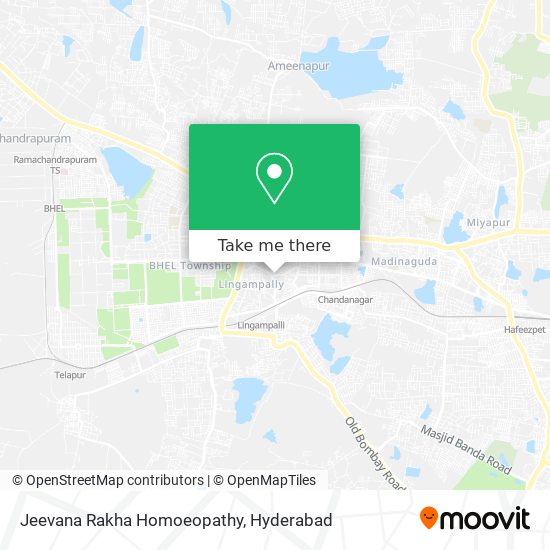 Jeevana Rakha Homoeopathy map