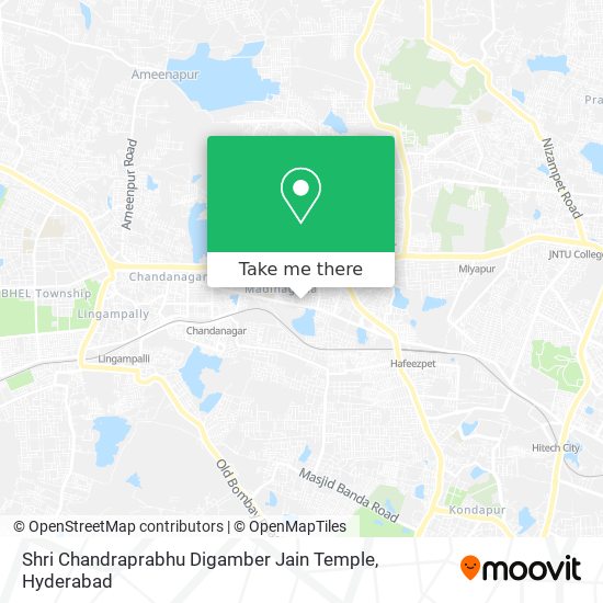 Shri Chandraprabhu Digamber Jain Temple map