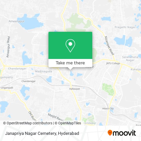 Janapriya Nagar Cemetery map