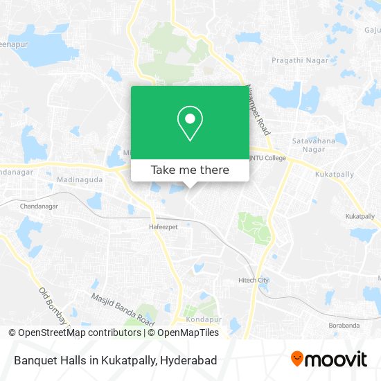 Banquet Halls in Kukatpally map