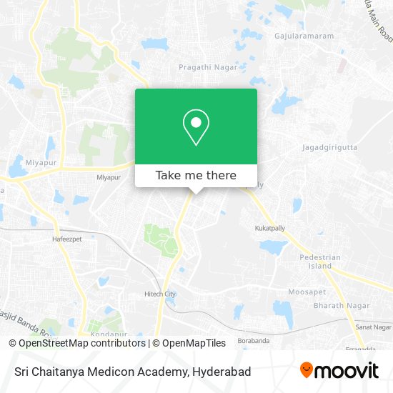 Sri Chaitanya Medicon Academy map