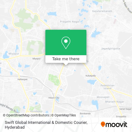 Swift Global International & Domestic Courier map