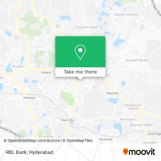 RBL Bank map