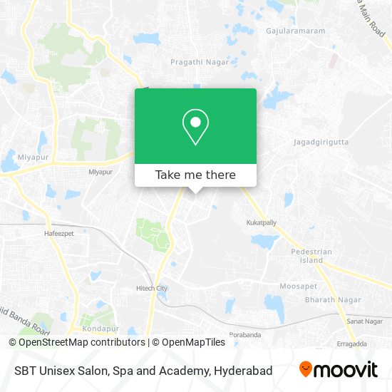 SBT Unisex Salon, Spa and Academy map