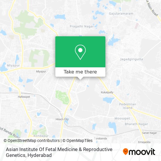 Asian Institute Of Fetal Medicine & Reproductive Genetics map