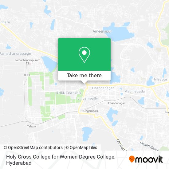 Holy Cross College for Women-Degree College map