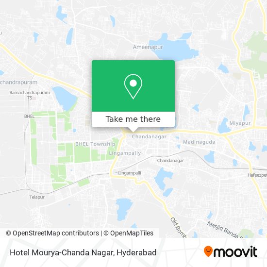 Hotel Mourya-Chanda Nagar map