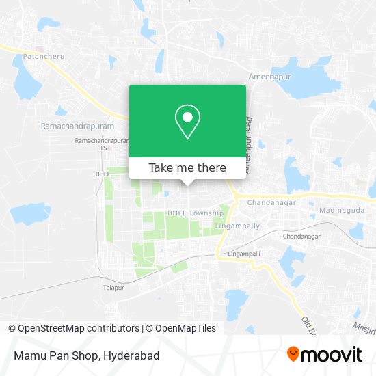 Mamu Pan Shop map