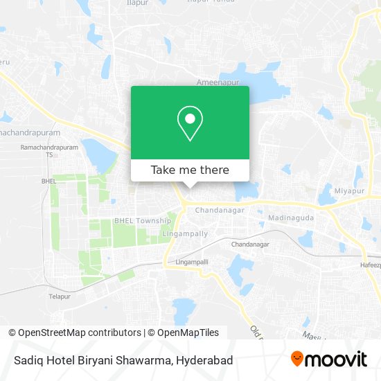 Sadiq Hotel Biryani Shawarma map