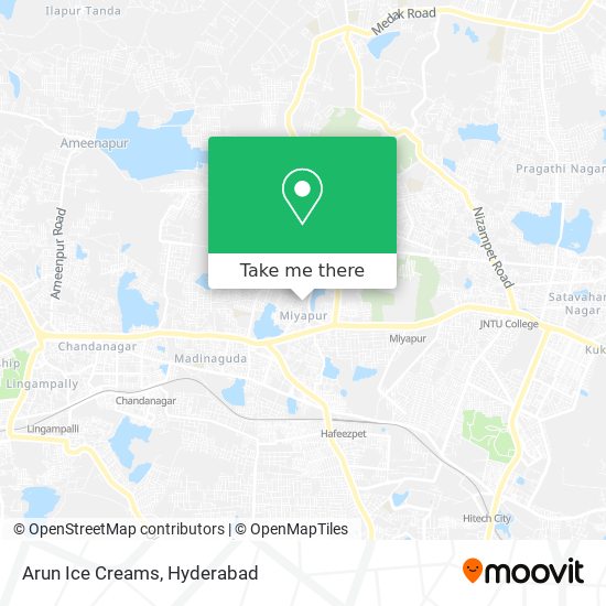 Arun Ice Creams map