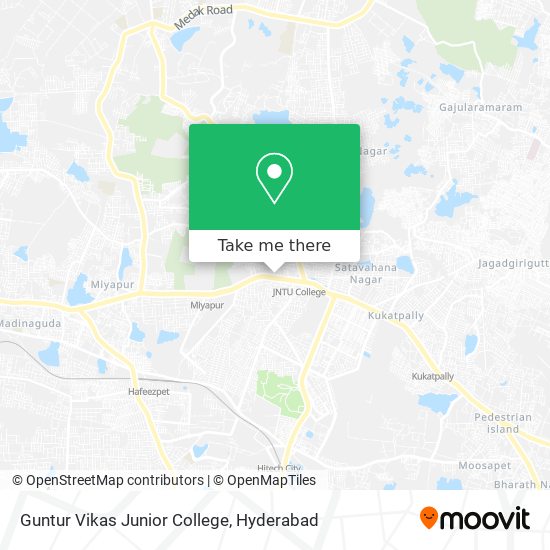 Guntur Vikas Junior College map