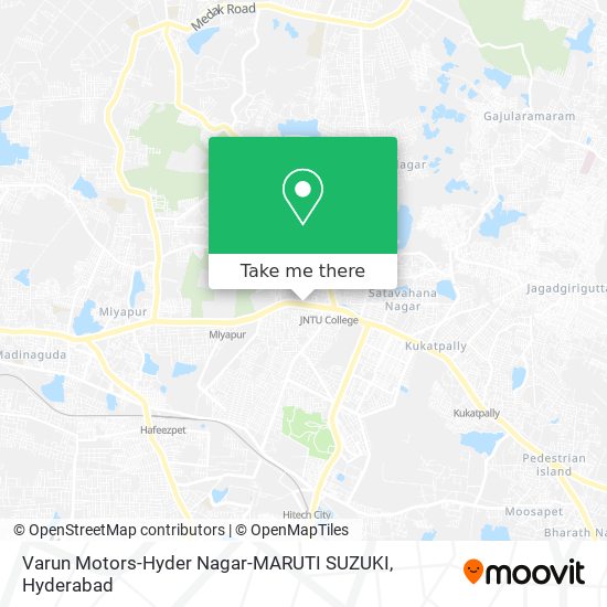 Varun Motors-Hyder Nagar-MARUTI SUZUKI map