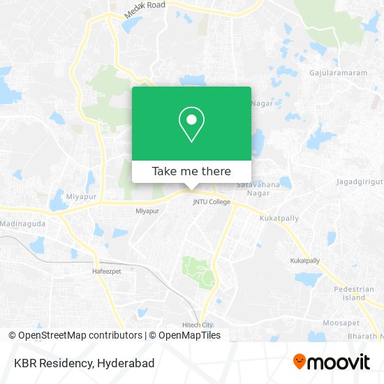 KBR Residency map