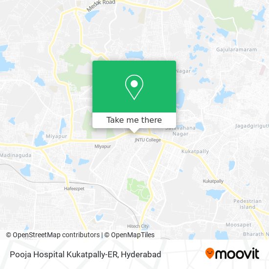 Pooja Hospital Kukatpally-ER map