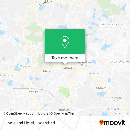 Homeland Hotel map