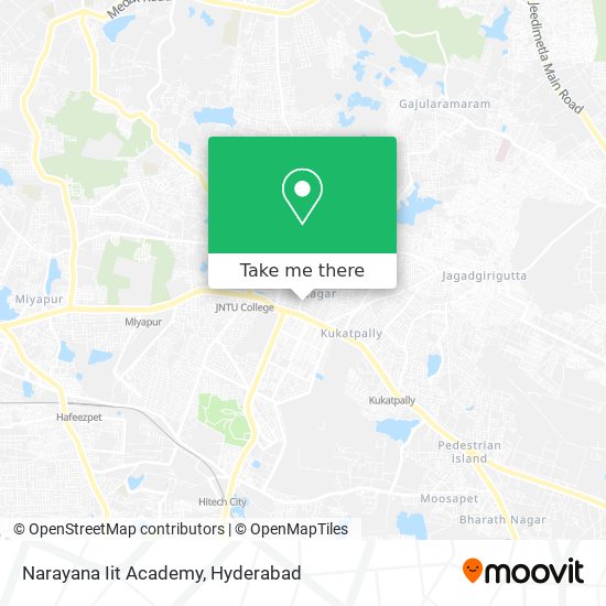 Narayana Iit Academy map