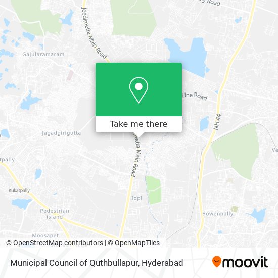 Municipal Council of Quthbullapur map