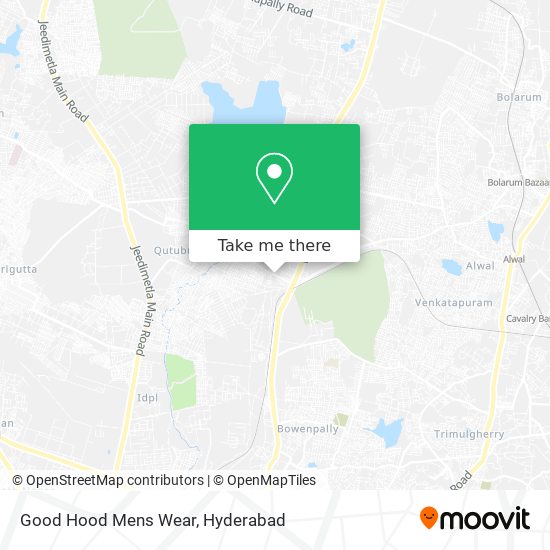 Good Hood Mens Wear map