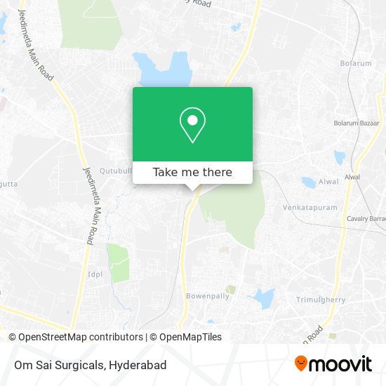 Om Sai Surgicals map