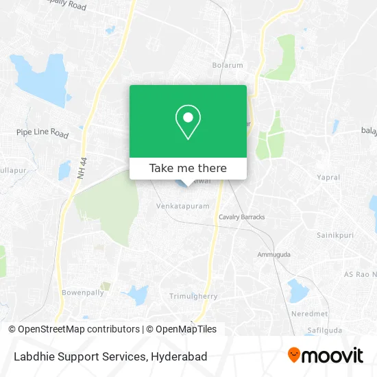 Labdhie Support Services map