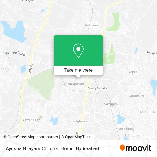 Ayusha Nilayam Children Home map