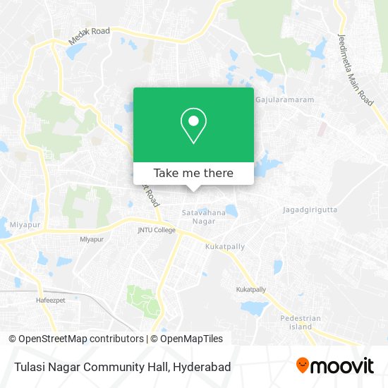 Tulasi Nagar Community Hall map