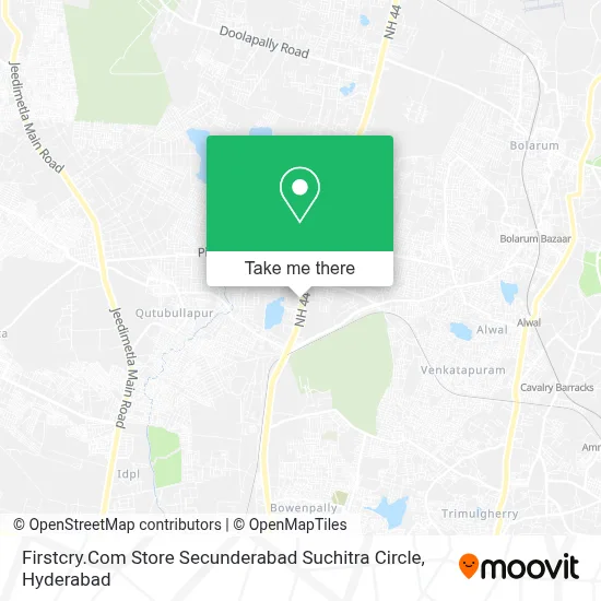 Firstcry.Com Store Secunderabad Suchitra Circle map