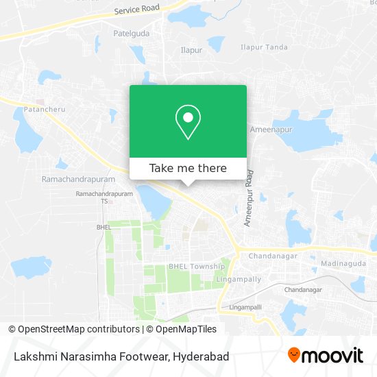 Lakshmi Narasimha Footwear map