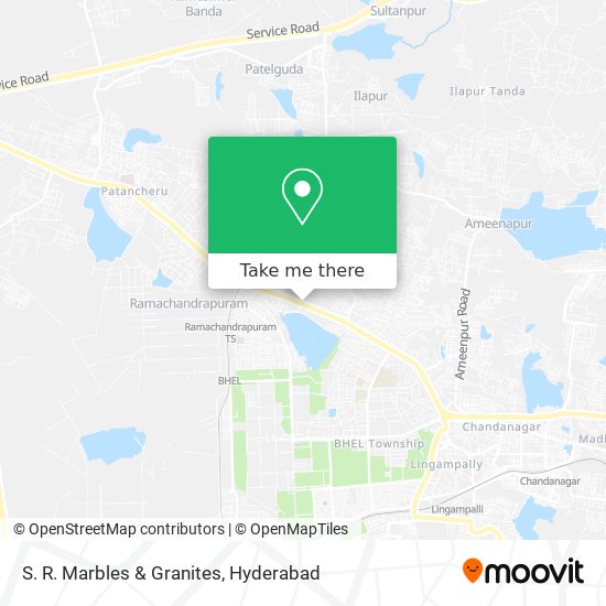 S. R. Marbles & Granites map