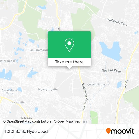 ICICI Bank map