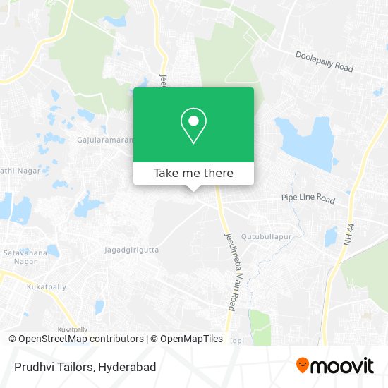 Prudhvi Tailors map