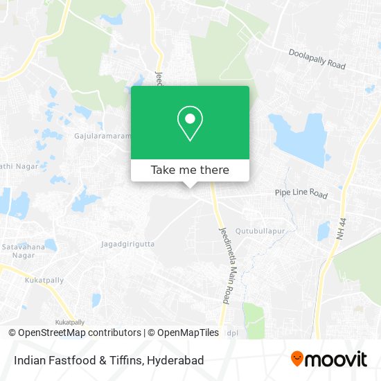 Indian Fastfood & Tiffins map