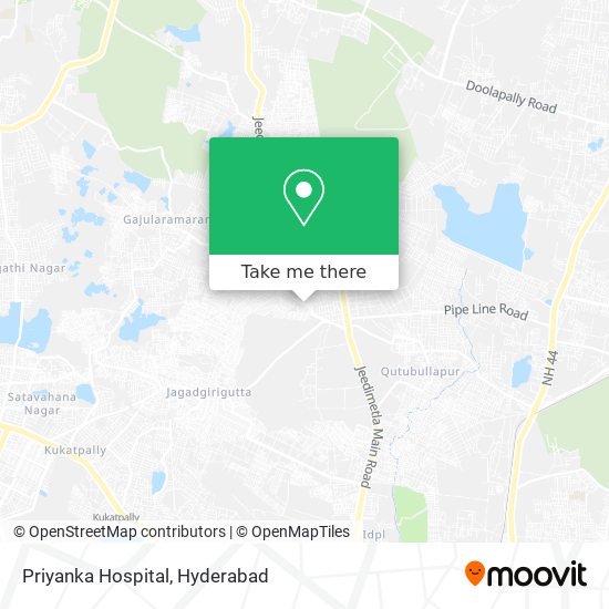 Priyanka Hospital map