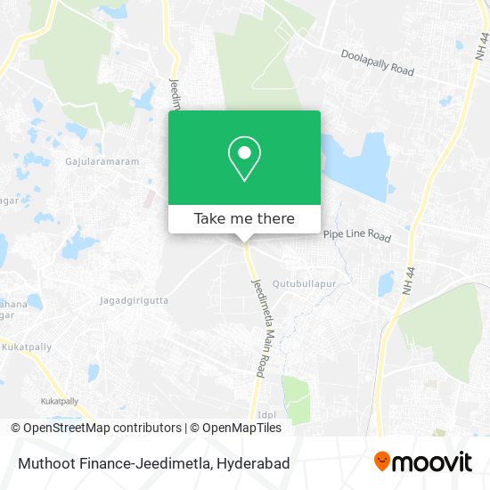 Muthoot Finance-Jeedimetla map