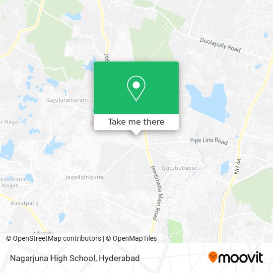 Nagarjuna High School map