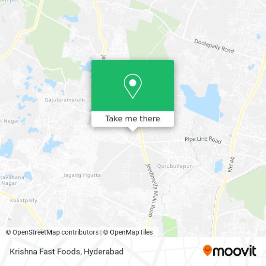 Krishna Fast Foods map