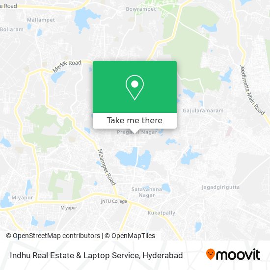 Indhu Real Estate & Laptop Service map