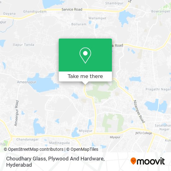 Choudhary Glass, Plywood And Hardware map