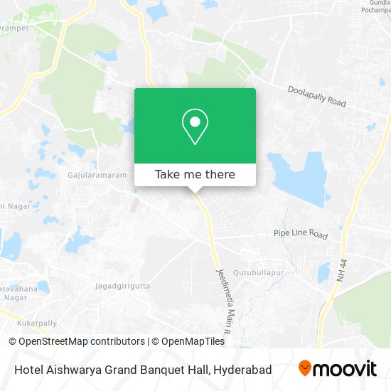 Hotel Aishwarya Grand Banquet Hall map