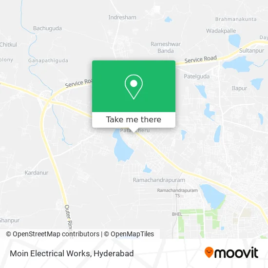 Moin Electrical Works map