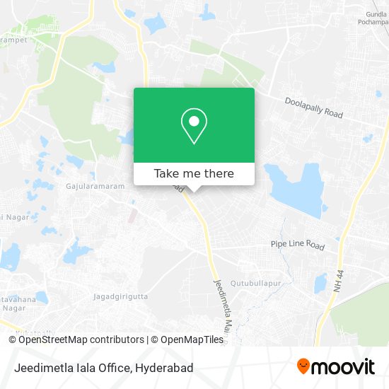Jeedimetla Iala Office map